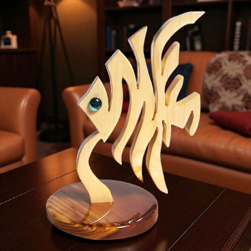 Escultura de pez