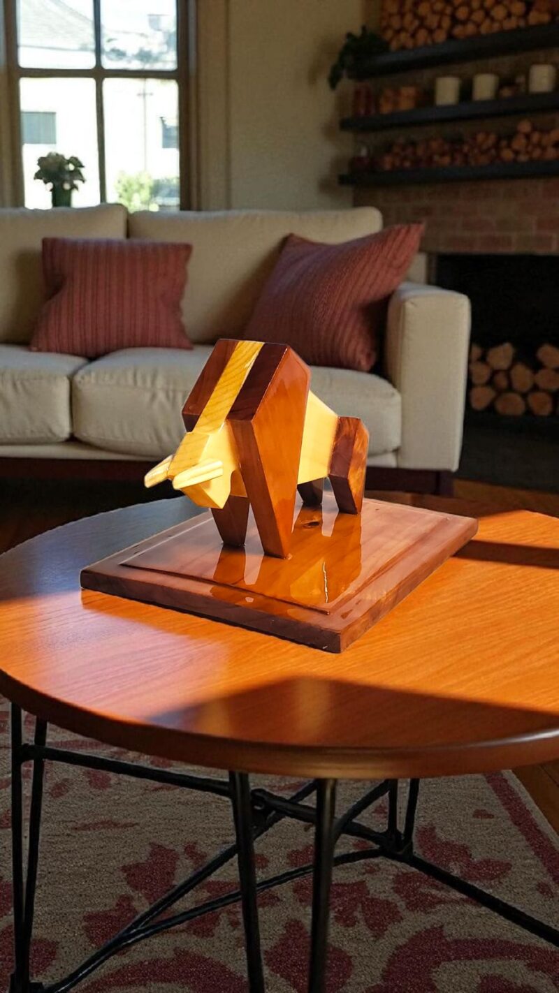 Figura artesanal de toro - Imagen 3