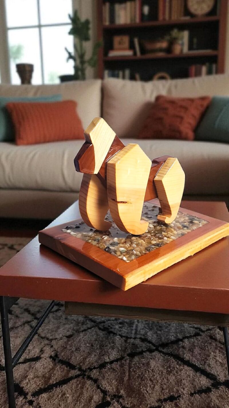 Escultura de simio